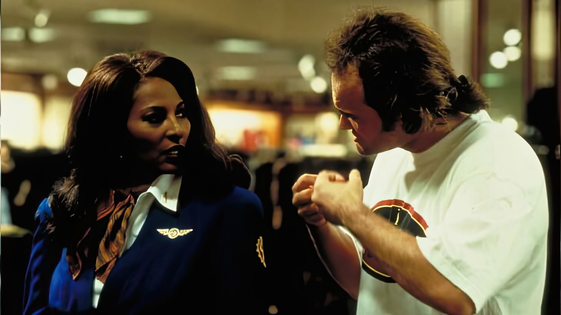 Pam Grier și Quentin Tarantino